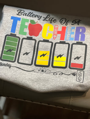 Battery life of a teacher