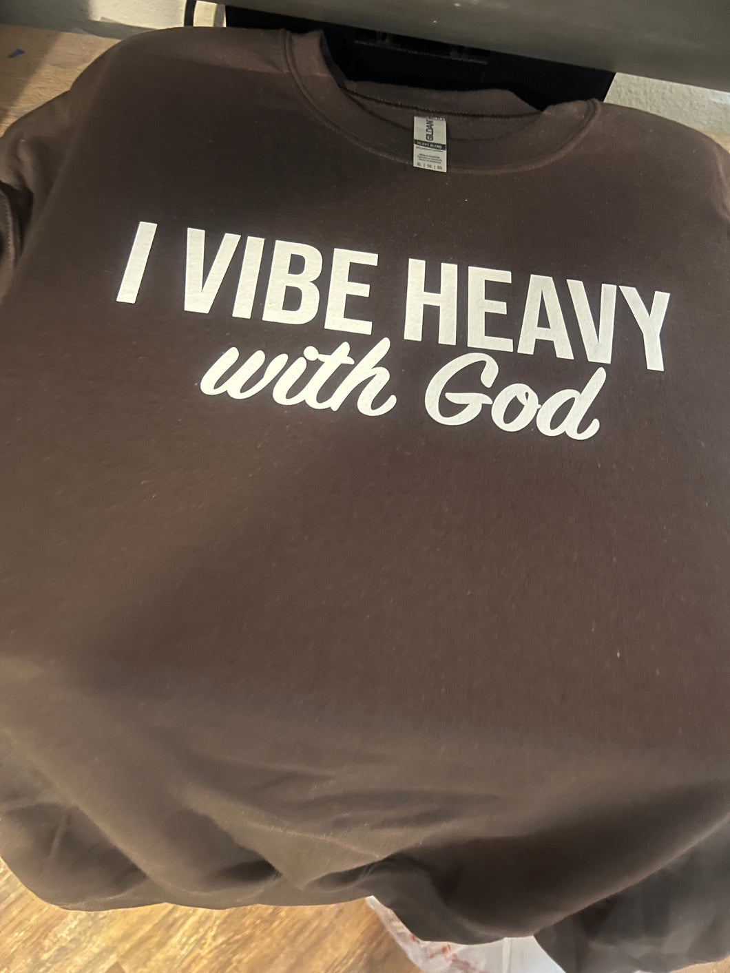 I vibe heavy with God