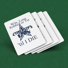 Win, Lose, Robbed or Tie Cowboys Playing cards