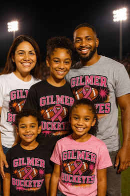 Gilmer Buckeyes Pink Out Tee