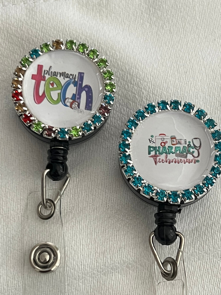 Pharmacy Tech badges The Bling and Glitter Bar